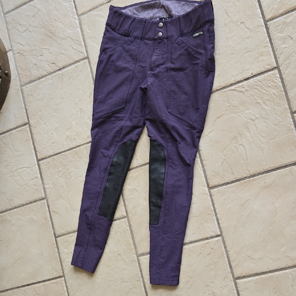 Womans Small Purple Riding Pants